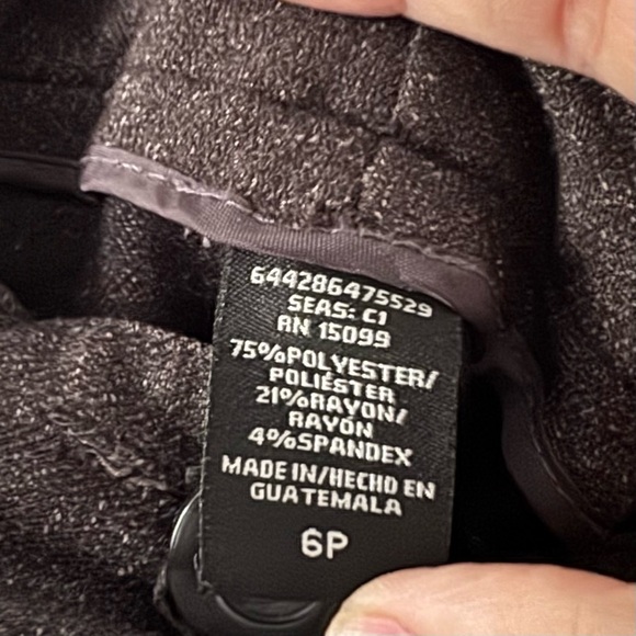 Apostrophe Retro Petite Dark Gray Black Speckled Knit Trousers 6 Petite Womens - Picture 13 of 16